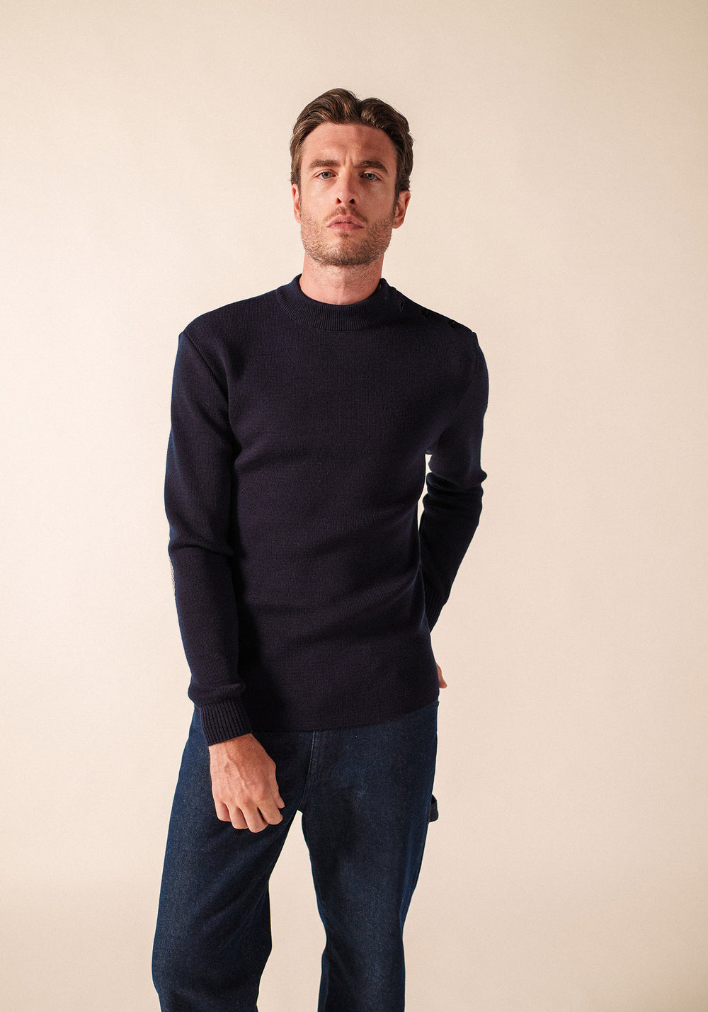 Jersey marinero Matelot Equipage (MARINE/ECRU)