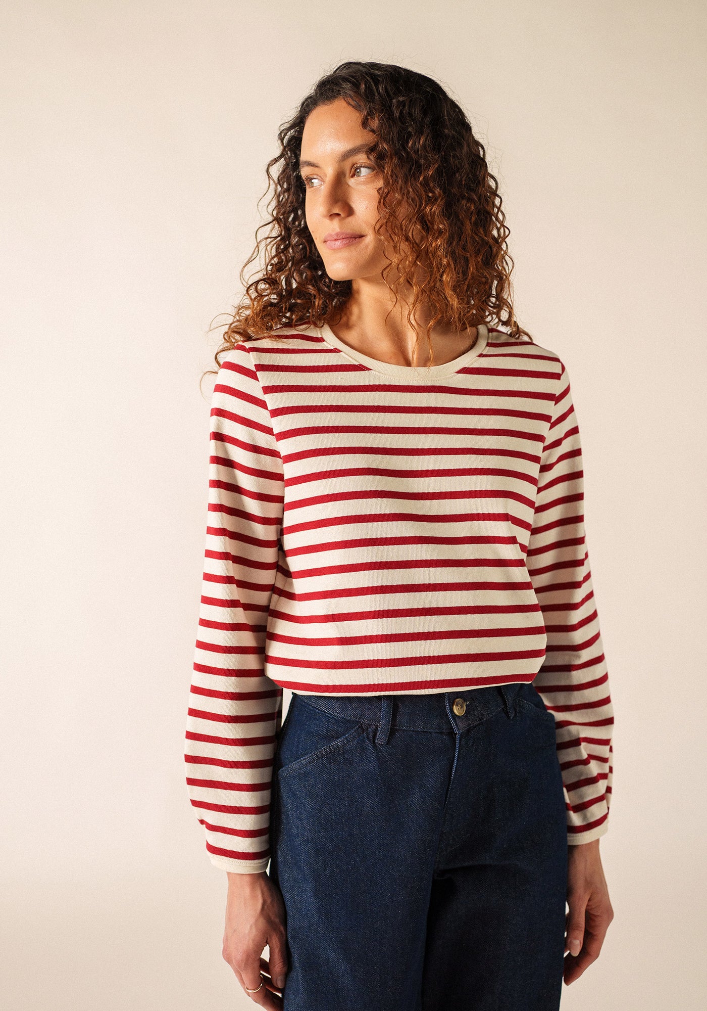 Camisa Yvoire Breton (ECRU/PERSAN)
