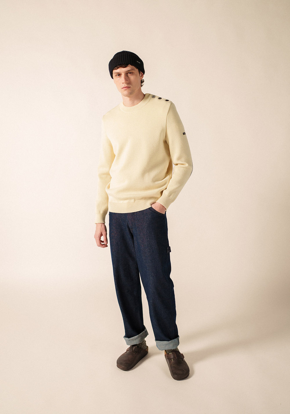 Cancale Equipage sailor jumper (ECRU/MARINE)