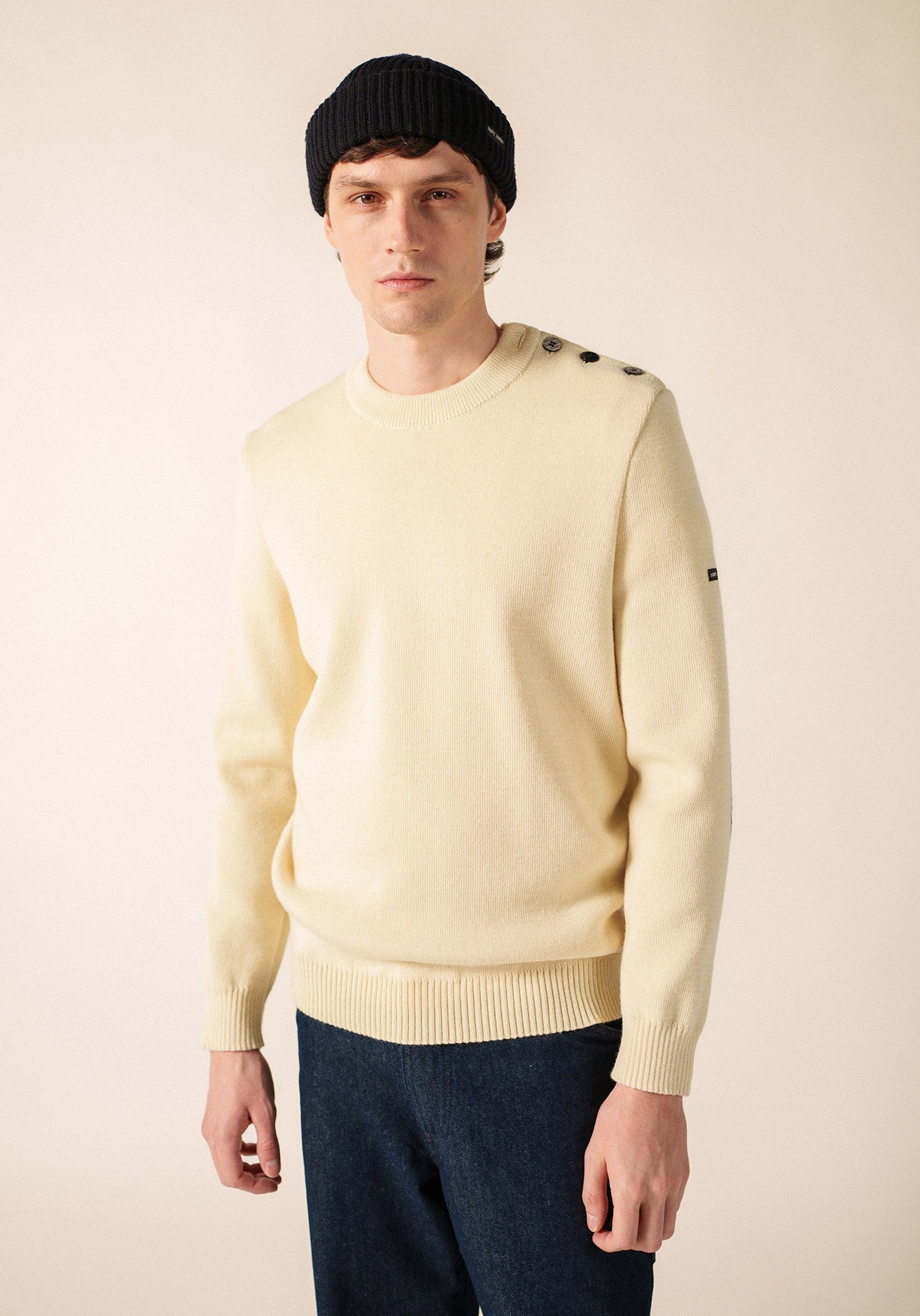 Cancale Equipage sailor jumper (ECRU/MARINE)