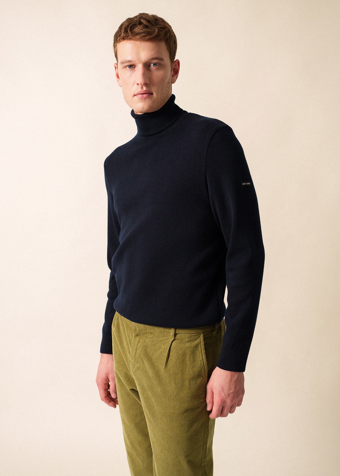 SAINT JAMES ニット MATELOT Wool Fisherman Sweater (BLACK) • Saint James USA