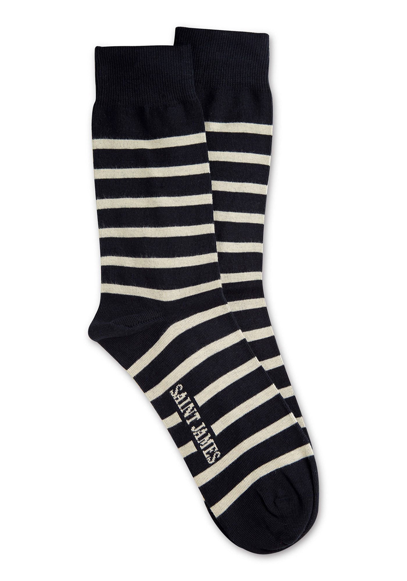 Striped socks (MARINE/ECRU)