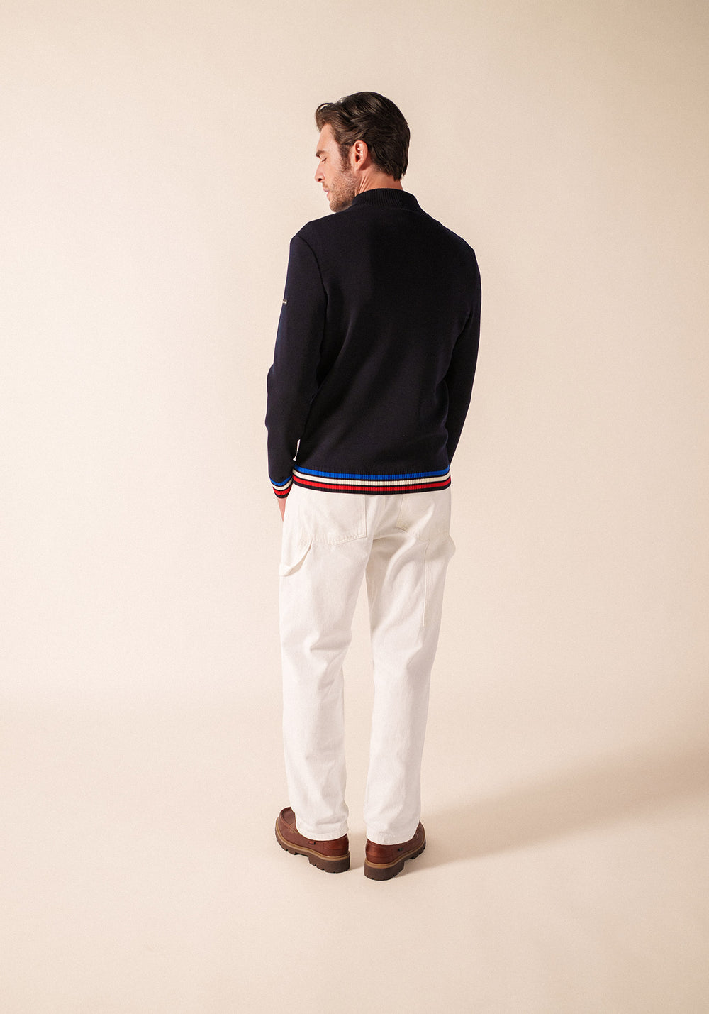 Rebeca tricolor x l'Elysée (NAVY/MULTICO)