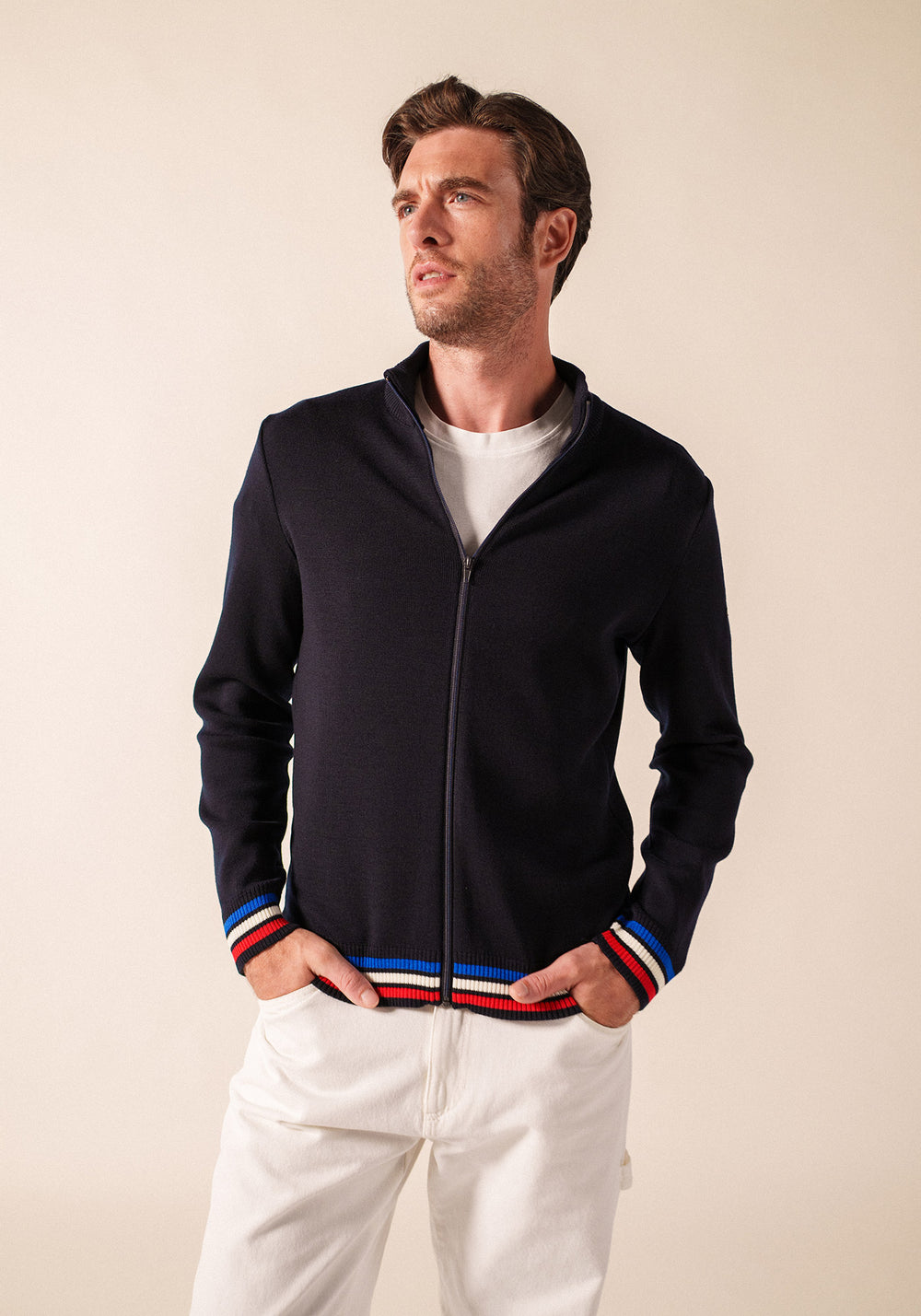 Rebeca tricolor x l'Elysée (NAVY/MULTICO)