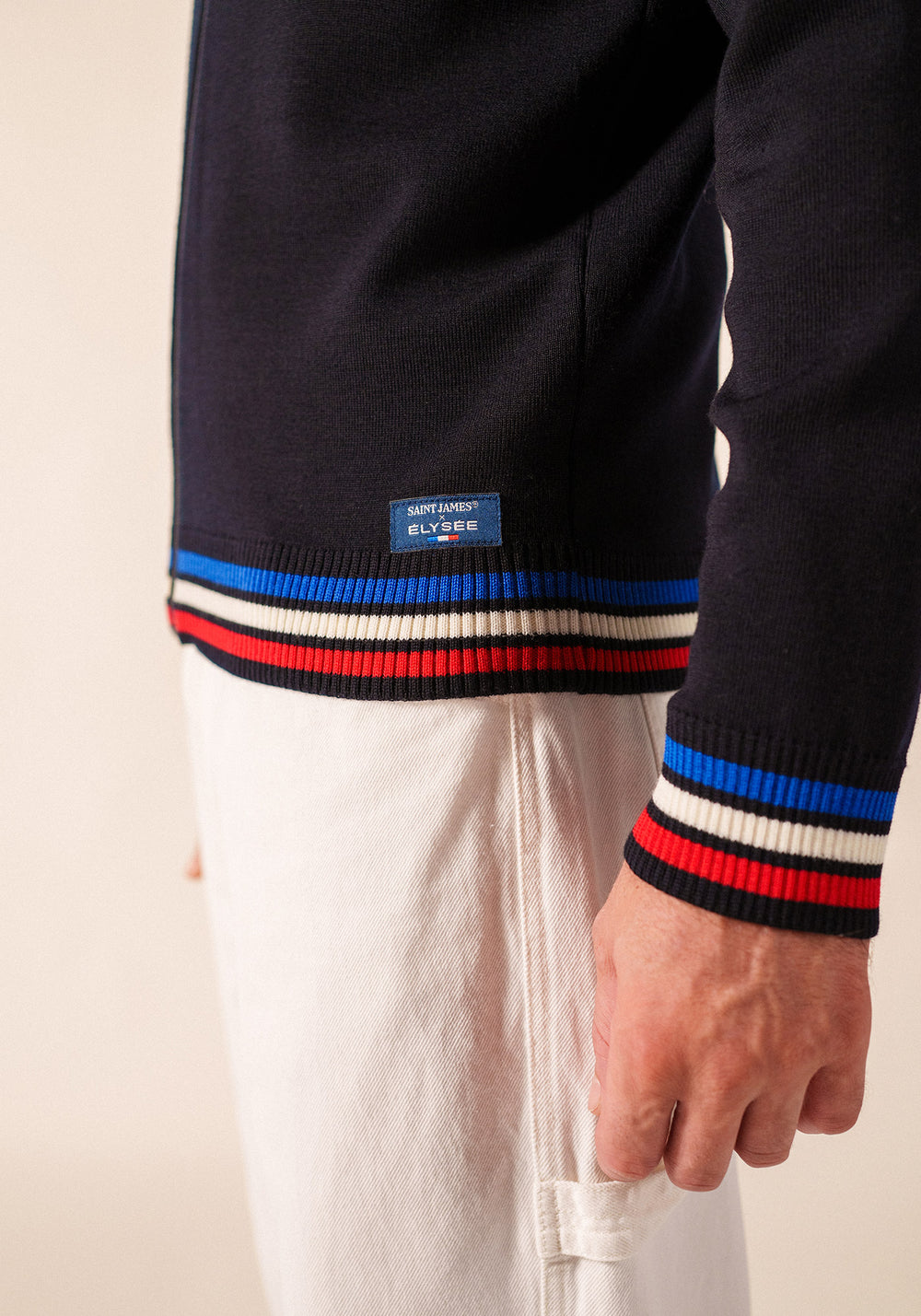 Rebeca tricolor x l'Elysée (NAVY/MULTICO)