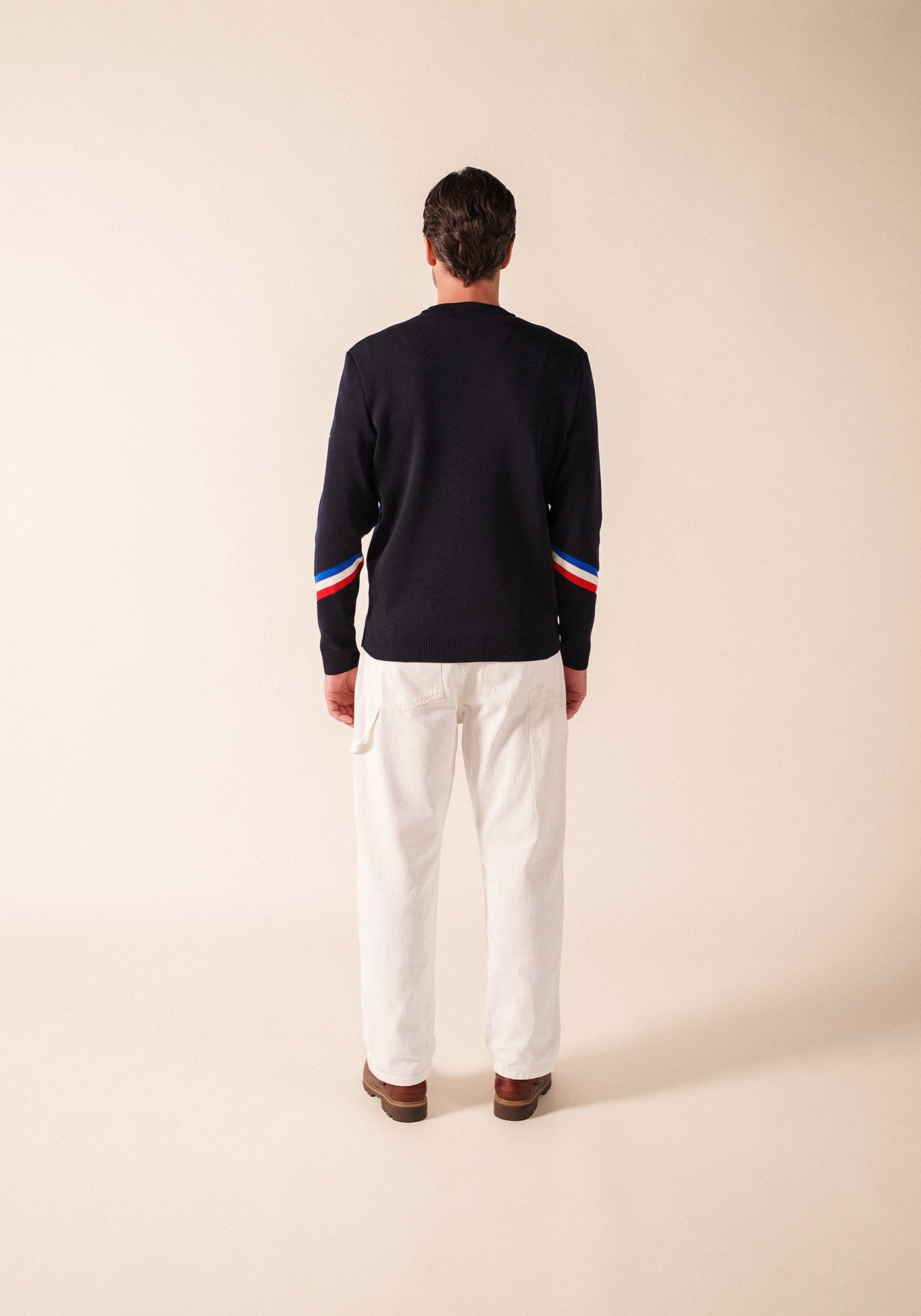 Mondiovision jumper x l'Elysée (NAVY/MULTICO)