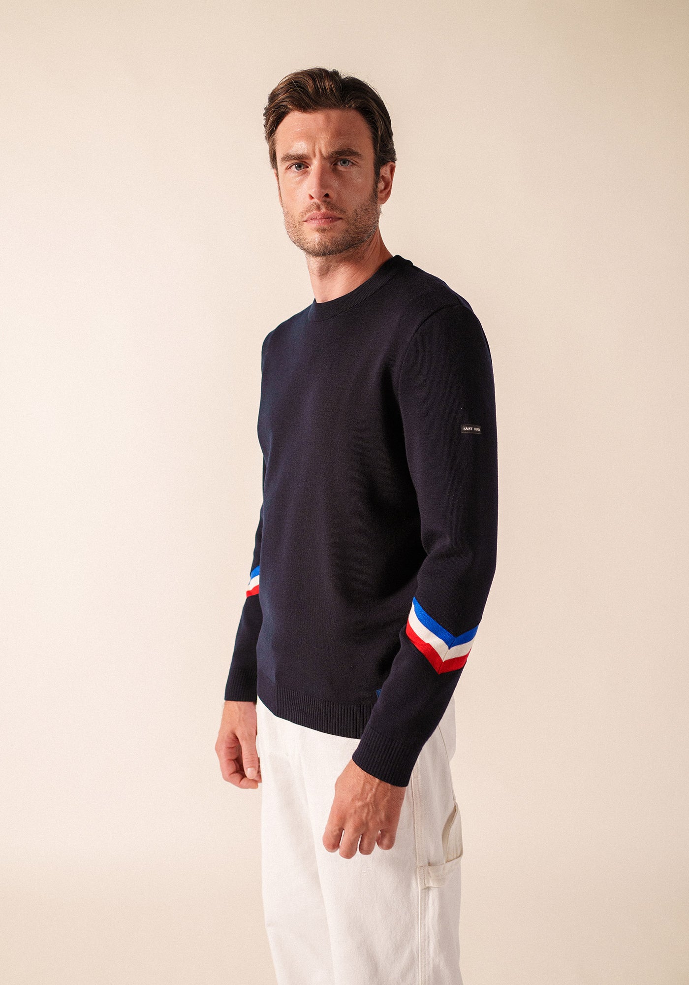 Mondiovision jumper x l'Elysée (NAVY/MULTICO)