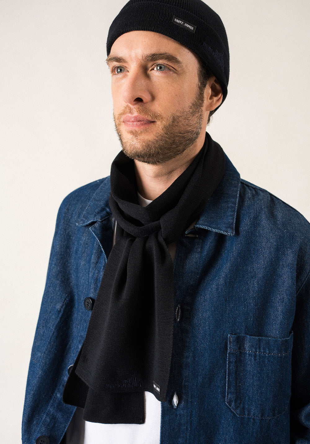 Scarf x le Mont Saint-Michel (NAVY)