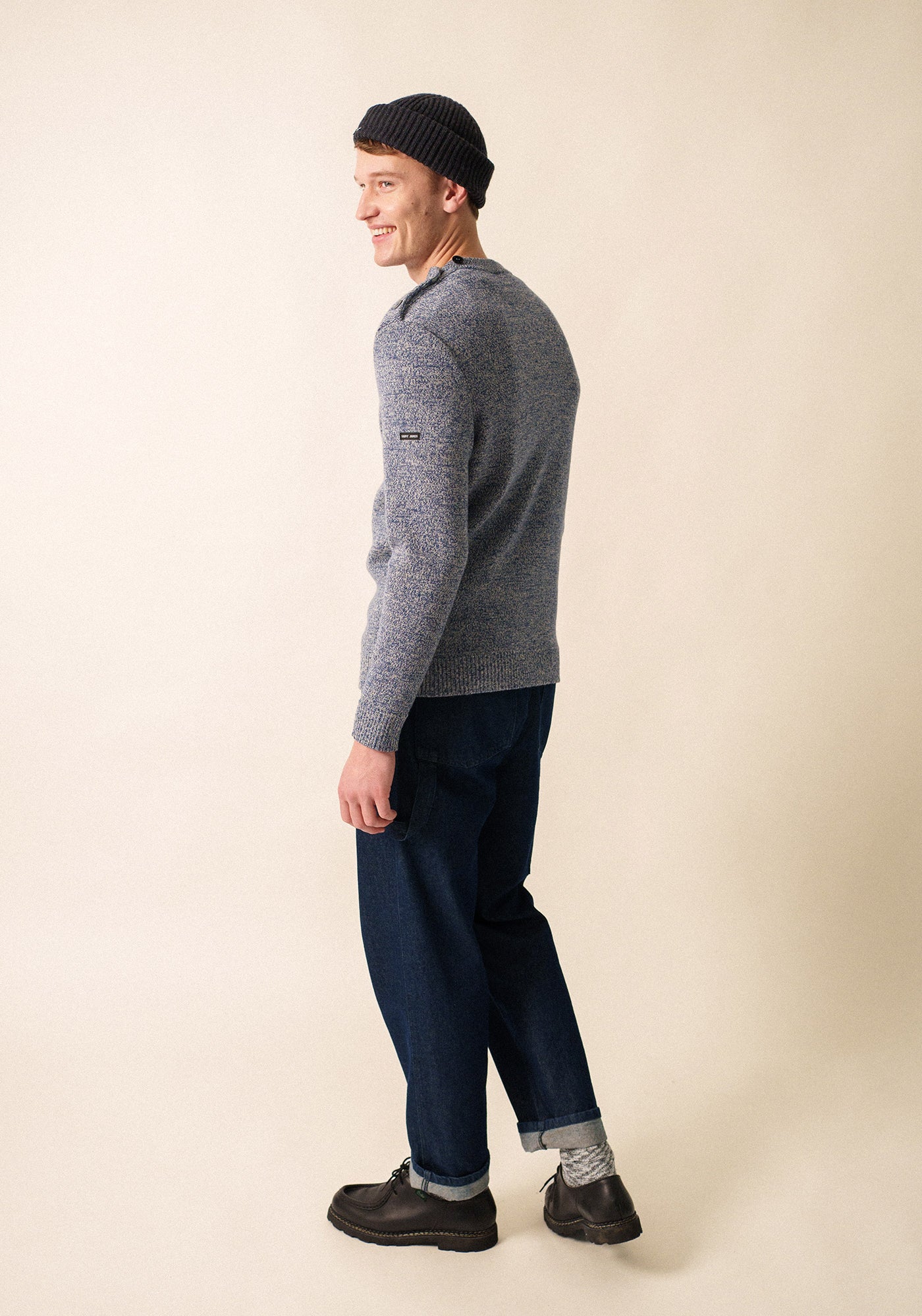 Cancale sailor jumper (JEAN/ECRU)
