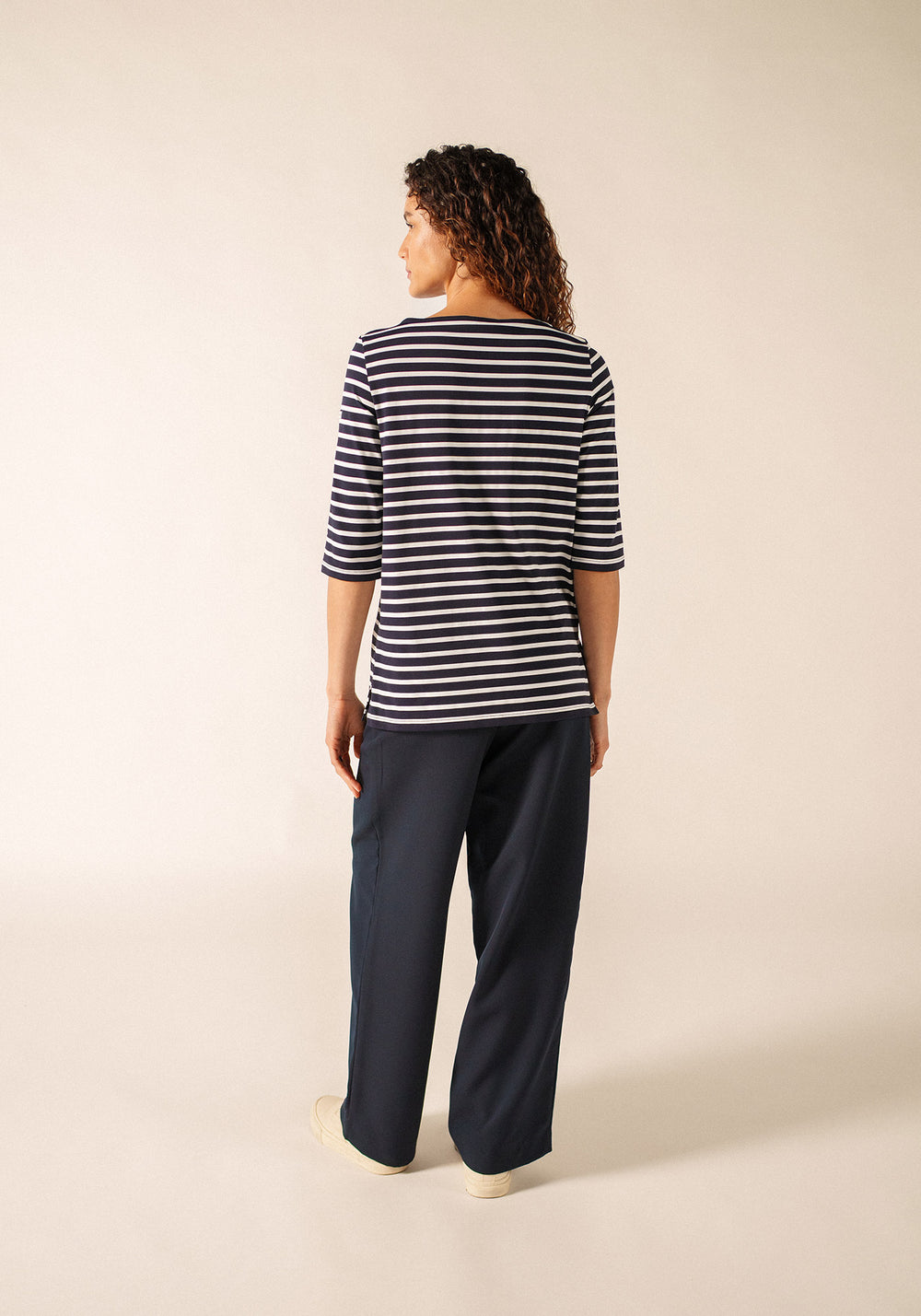 Camisa Phare Breton (NAVY/NEIGE)