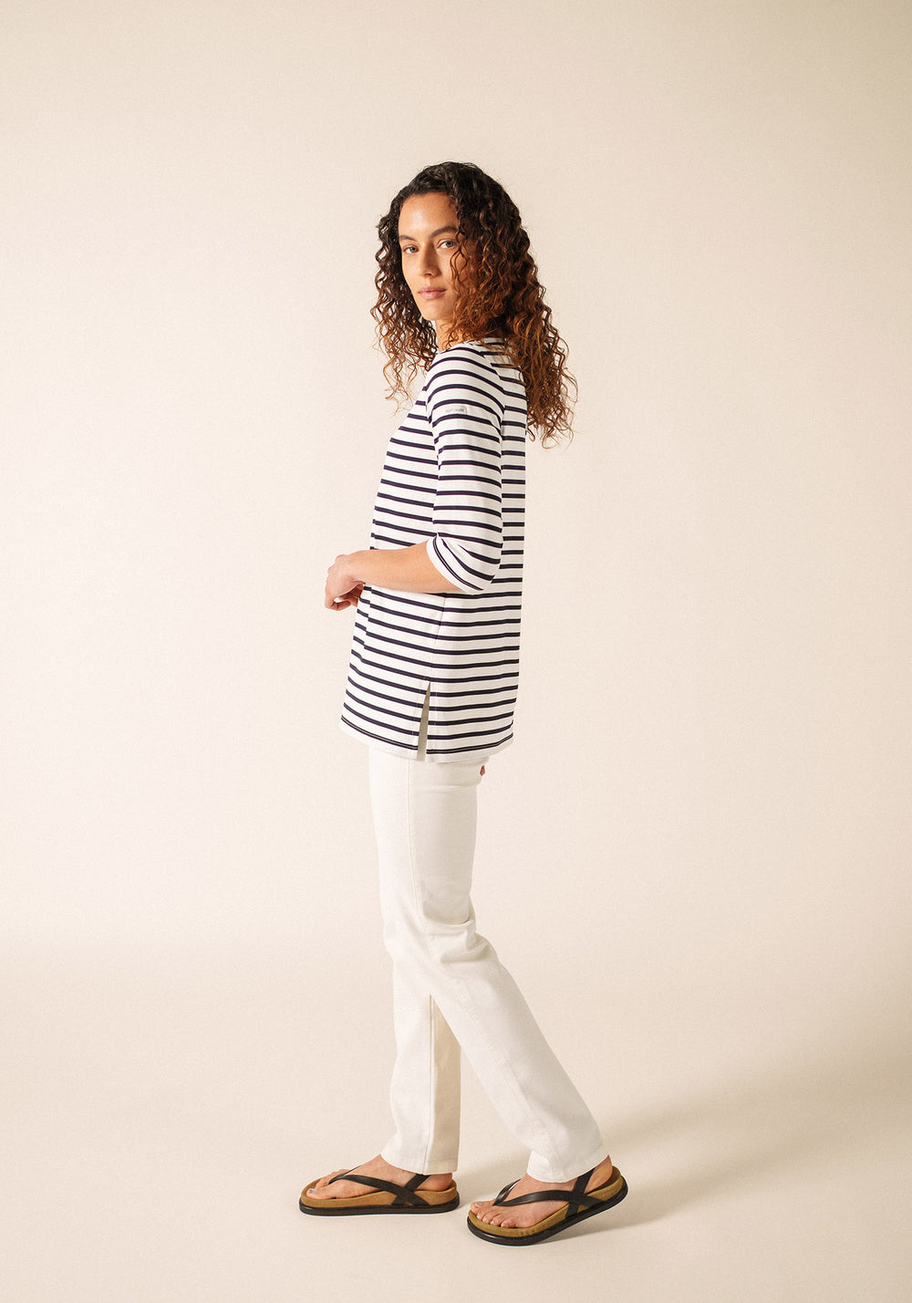 Camisa Phare Breton (NEIGE/NAVY)