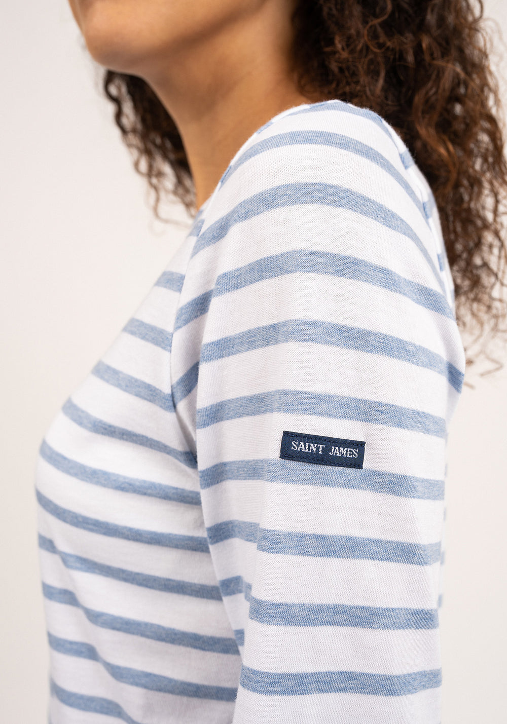 Galathée Breton shirt (NEIGE/DENIM)