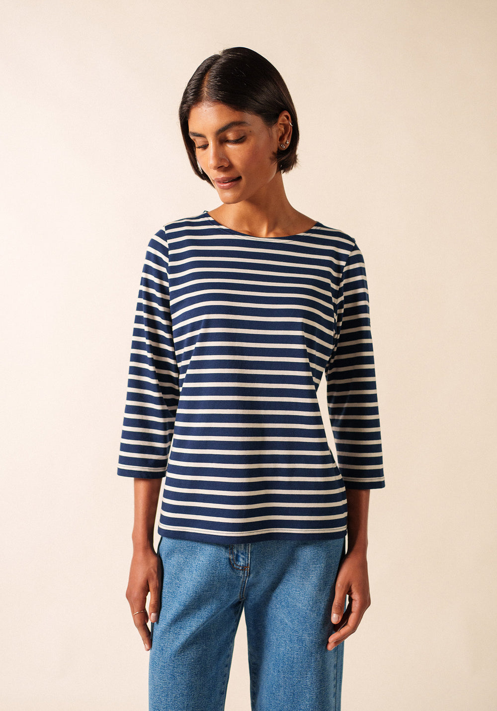 Galathée Breton shirt (MARINE/ECRU)