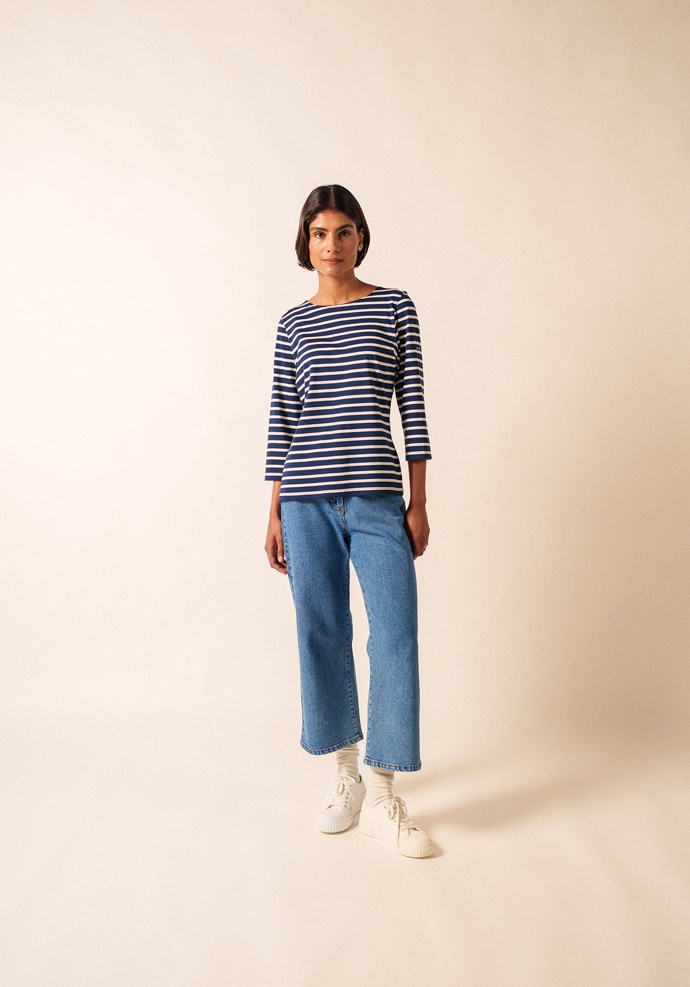 Galathée Breton shirt (MARINE/ECRU)