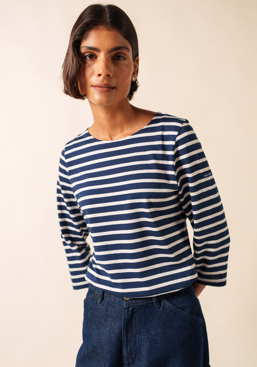 Galathée Breton shirt (MARINE/NEIGE)