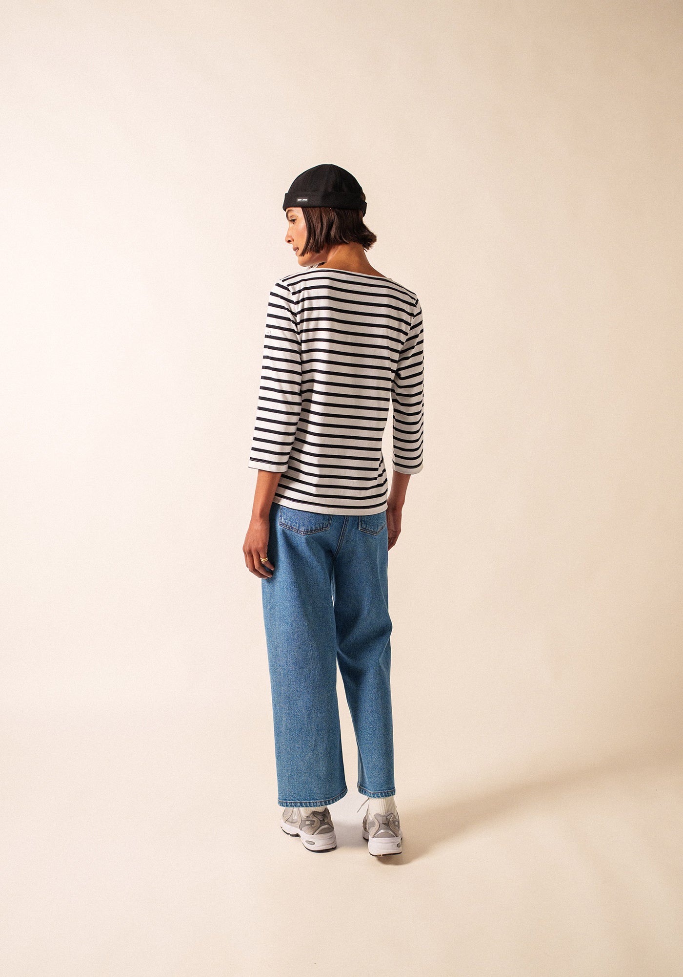 Camisa Galathée Breton (NEIGE/NOIR)