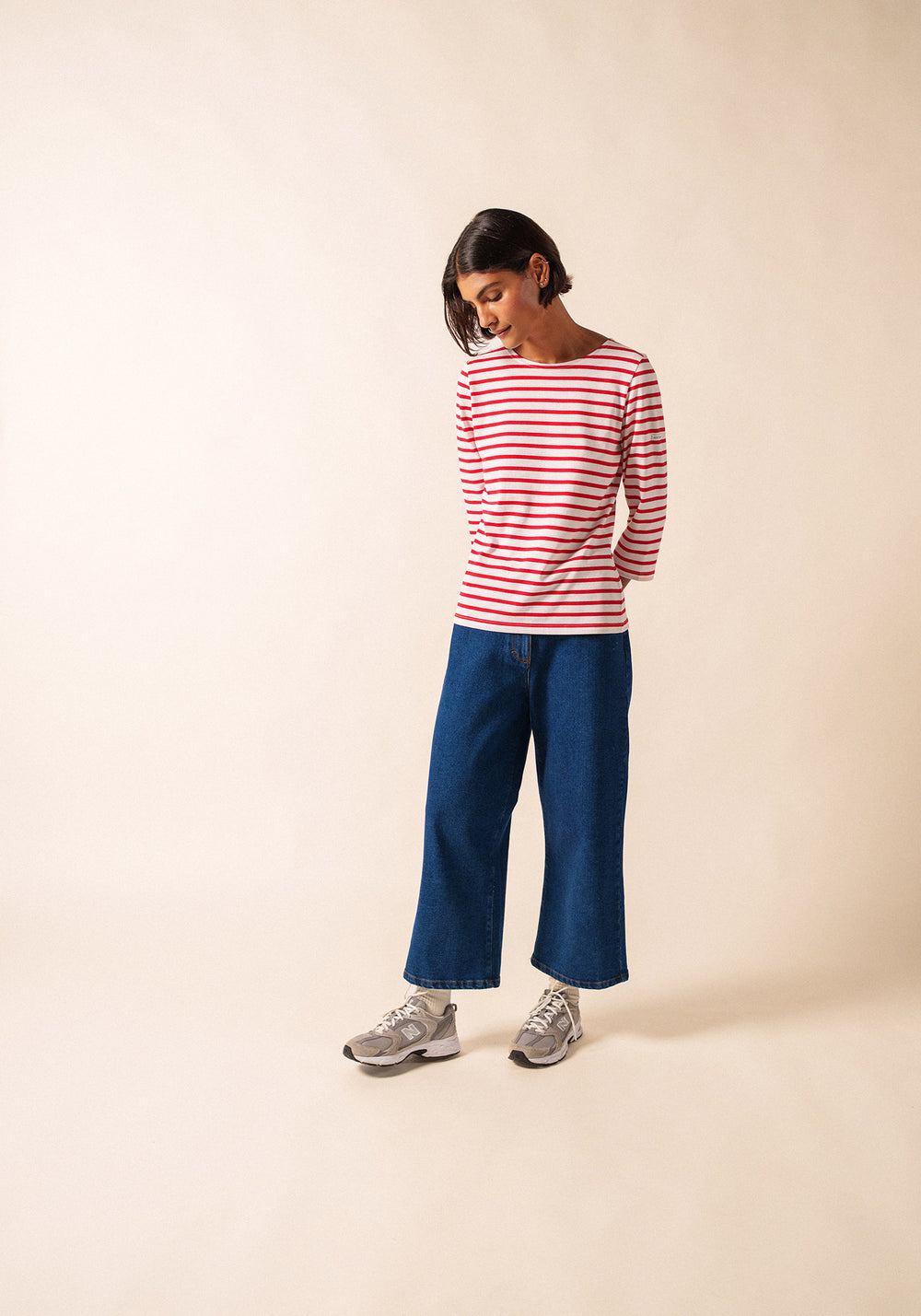 Galathée Breton shirt (NEIGE/TULIPE)