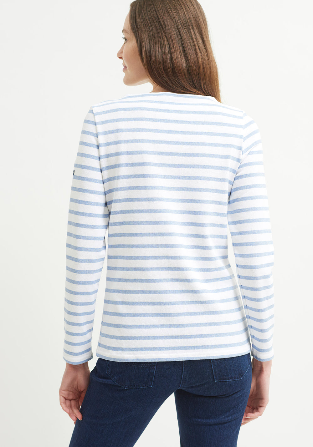 Meridame Breton shirt (NEIGE/DENIM)