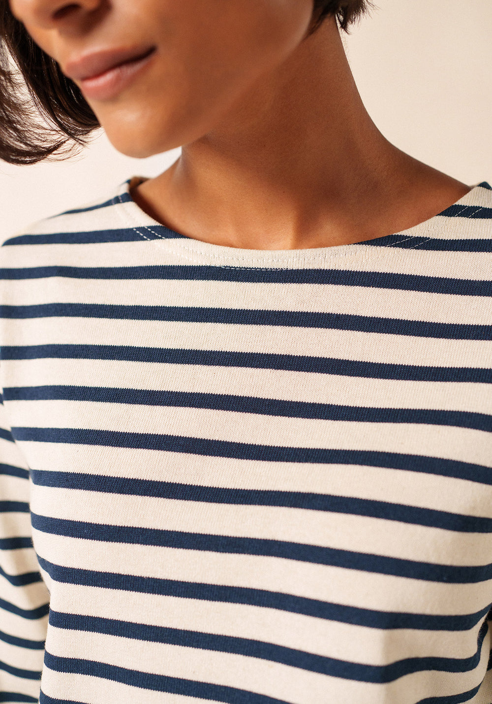 Méridame Breton shirt (ECRU/MARINE)