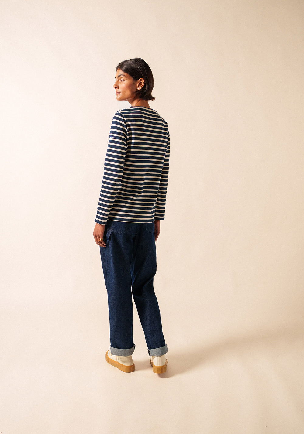 Méridame Breton shirt (MARINE/ECRU)