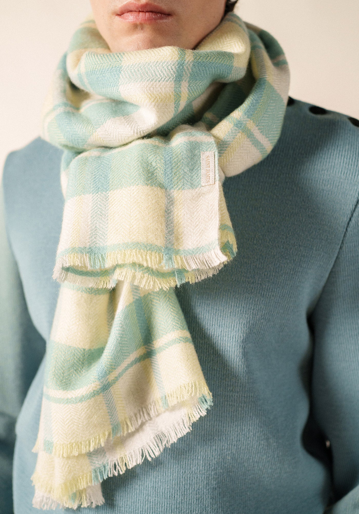 Checked scarf (DOUX RELIEF)