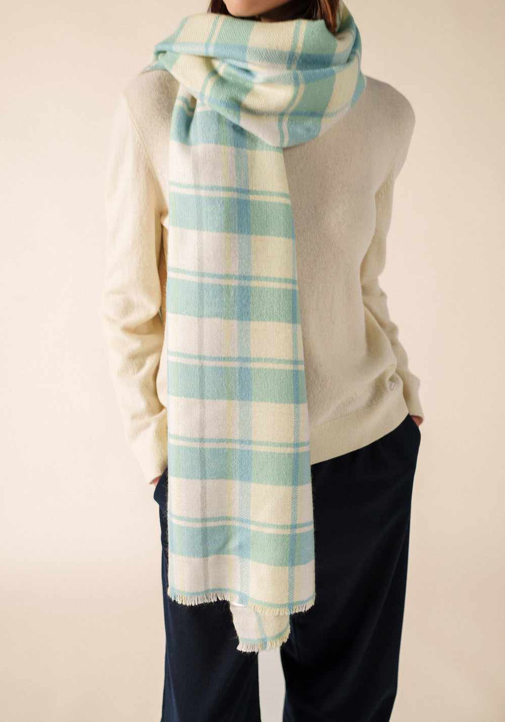Checked scarf (DOUX RELIEF)