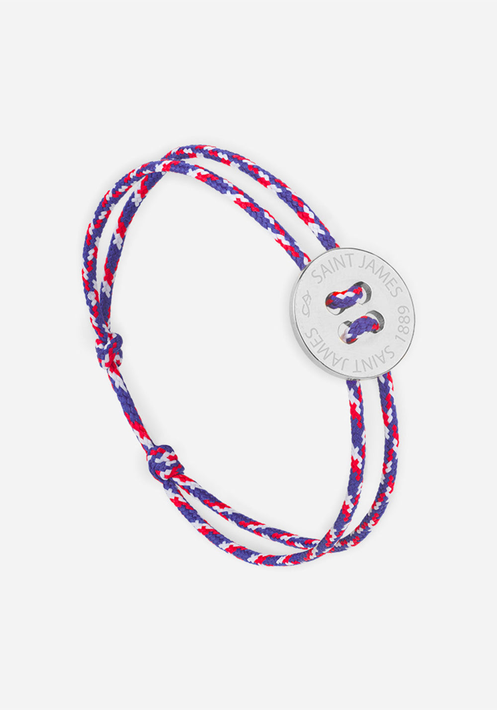 Button bracelt x Le Vent à la Française (ARGENT/TRICOLORE)