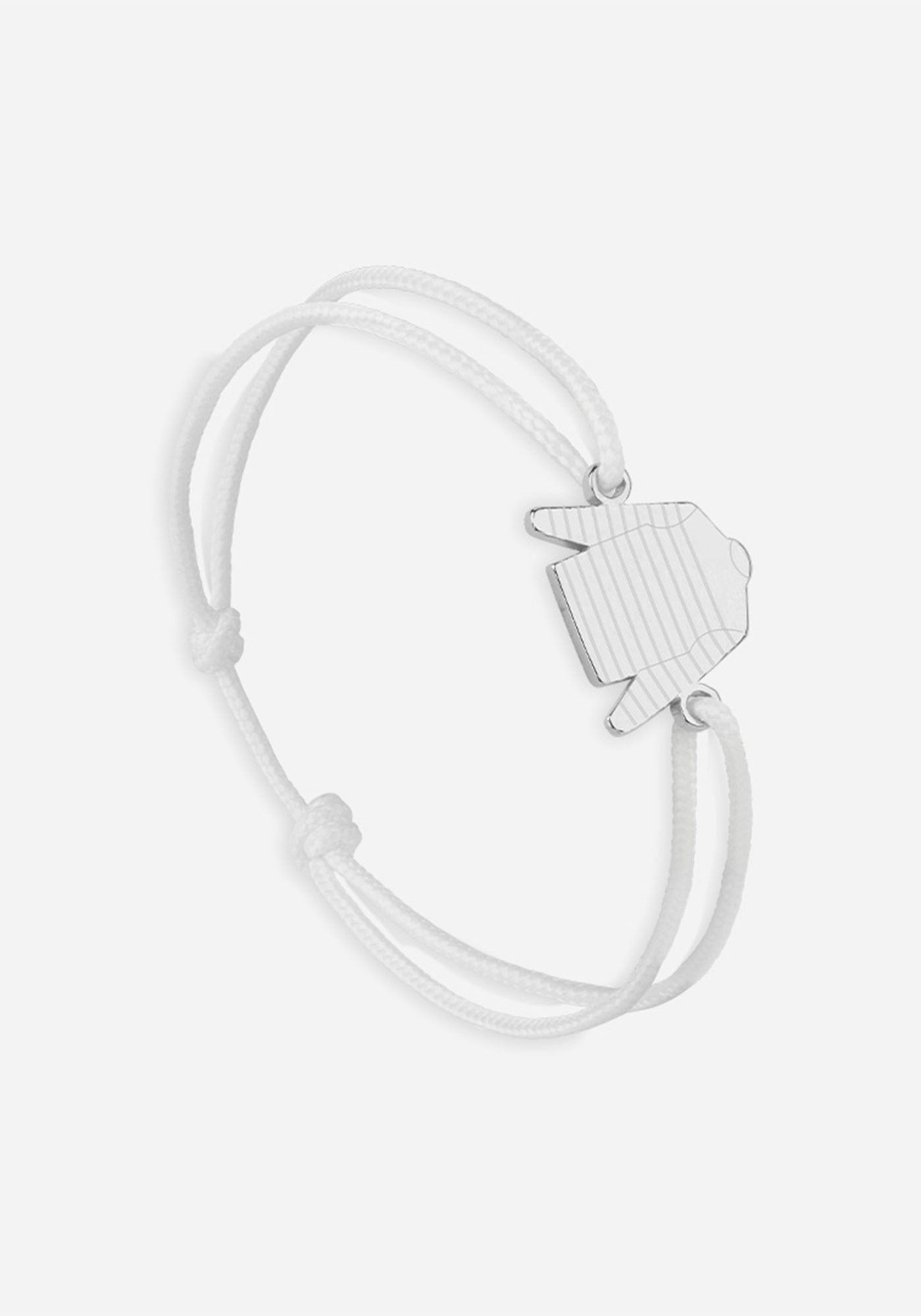 Bretin shirt bracelet x Le Vent à la Française (ARGENT/BLANC)