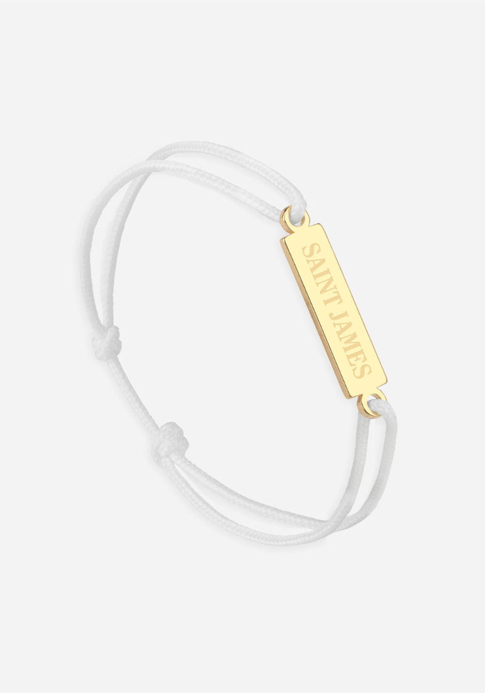Logo bracelet x Le Vent à la Française (OR/BLANC)