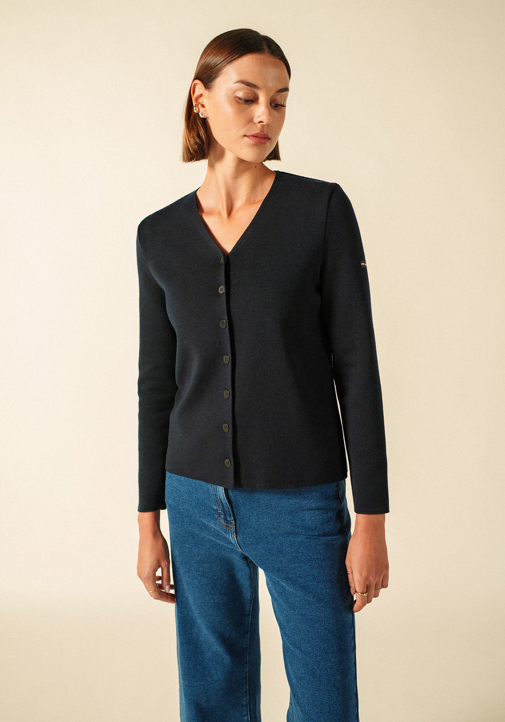 Brévands Cardigan Coderas (NAVY/NORMANDIE)