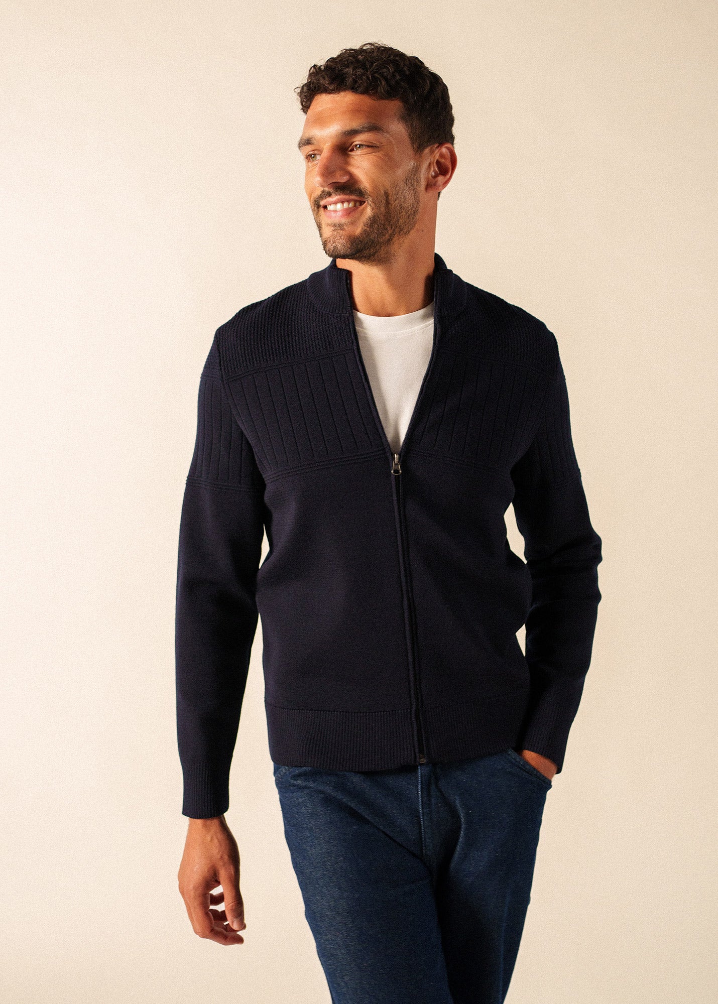 Gabier Cardigan - wool - Men • SAINT JAMES [EU]