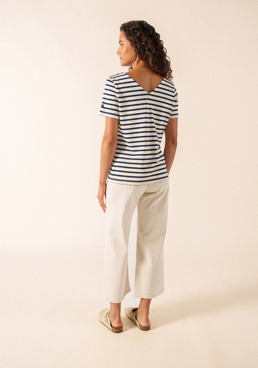 Agon T-shirt (ECRU/MARINE)