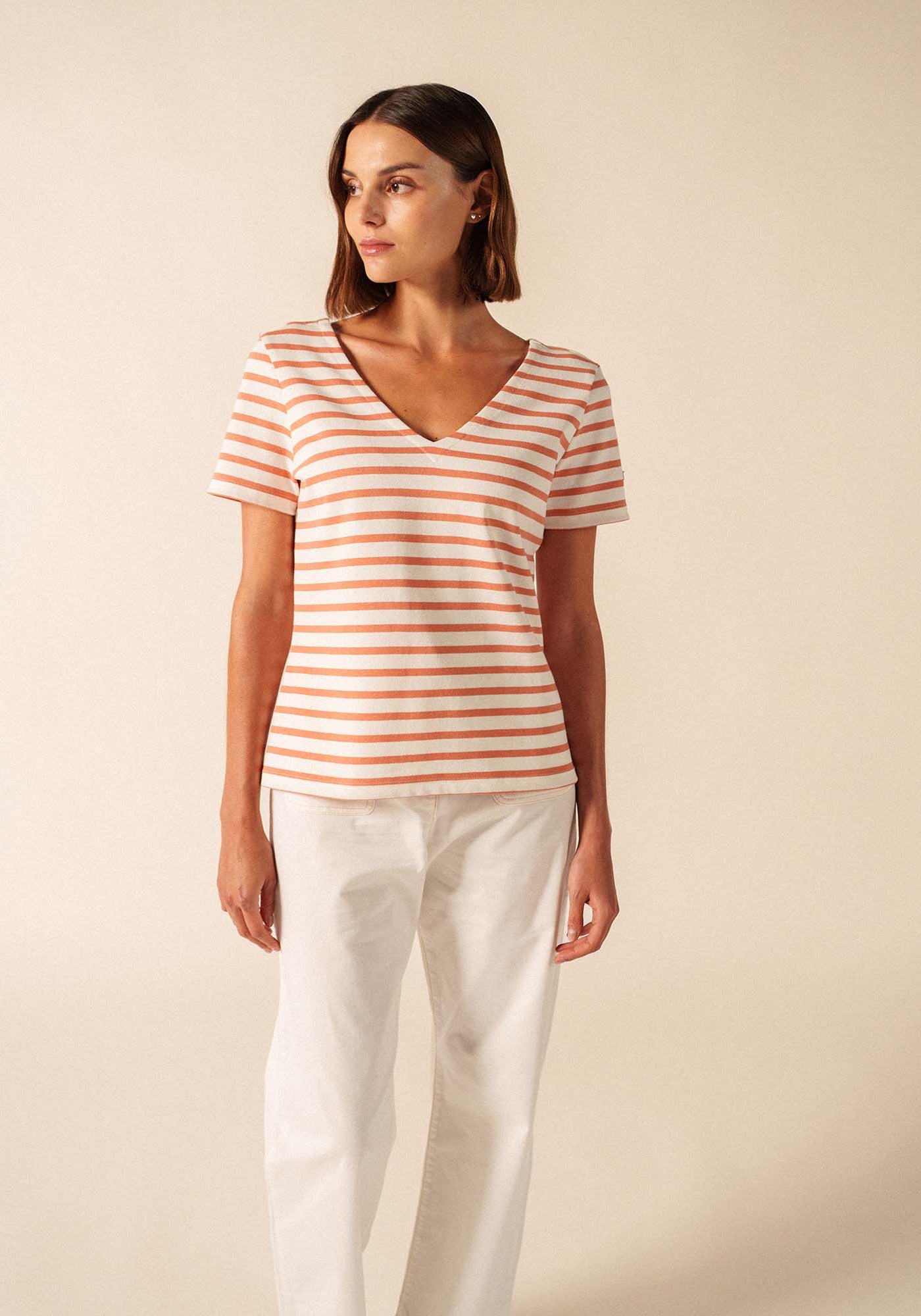 Camiseta Agon (NEIGE/ARGILE)