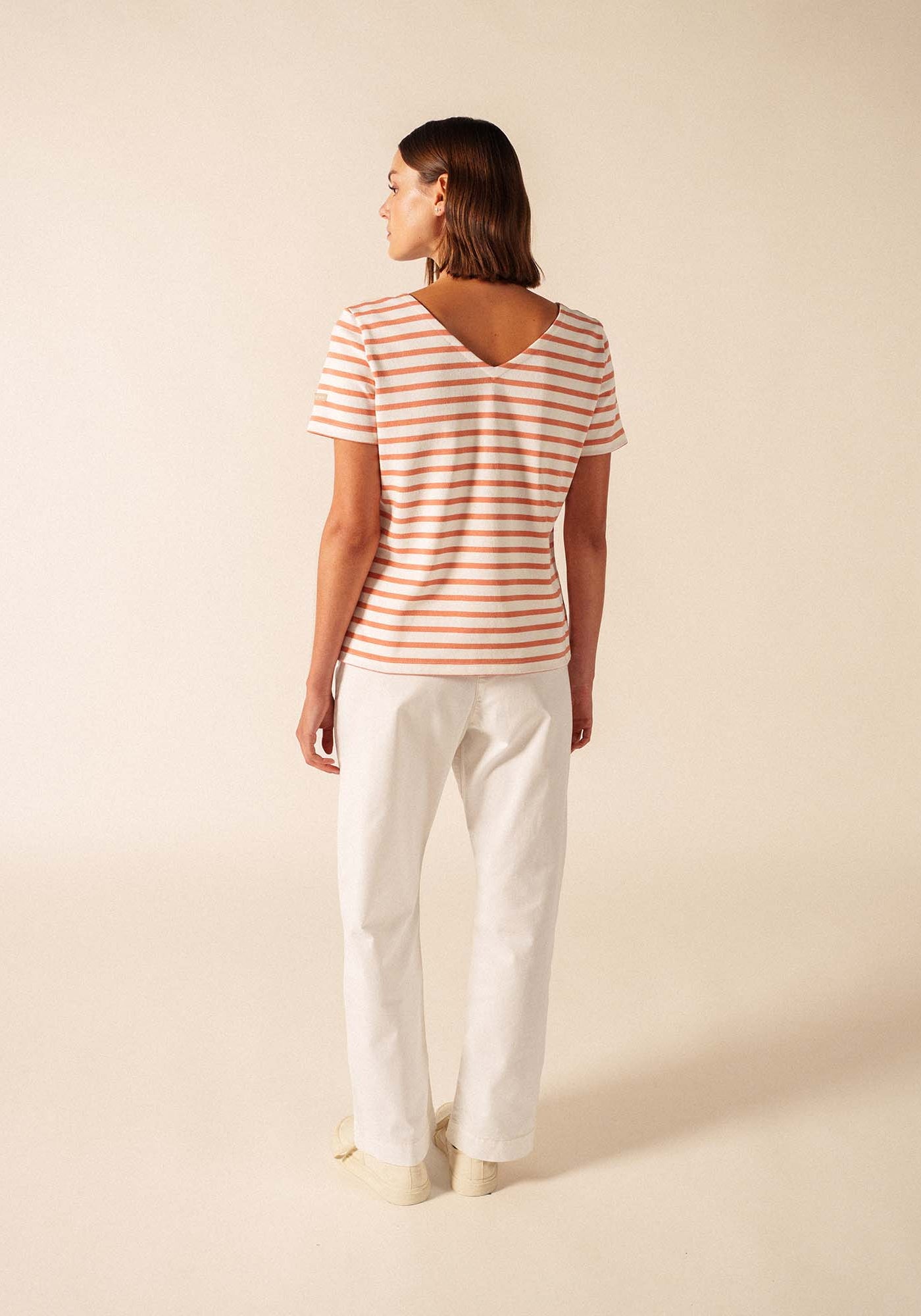 Camiseta Agon (NEIGE/ARGILE)