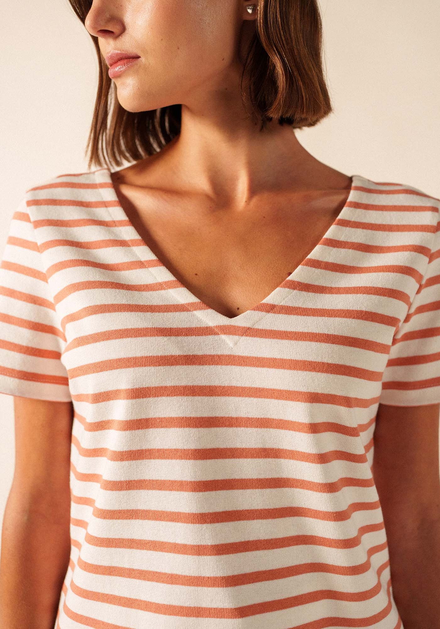 Camiseta Agon (NEIGE/ARGILE)