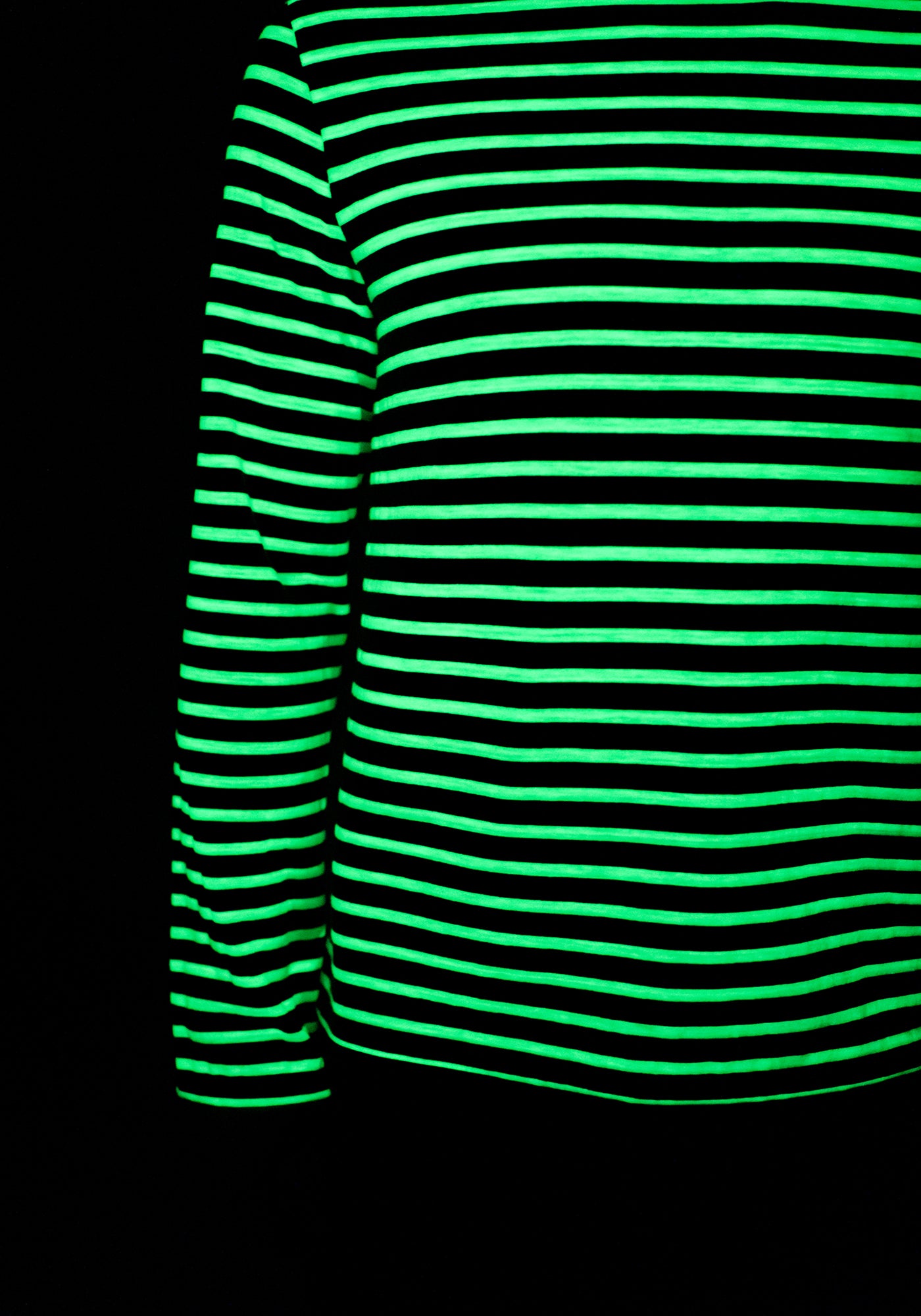 Glow-In-The-Dark Minquiers Striped Sailor Shirt - en algodón (NAVY/PHOSPHORESCENT)