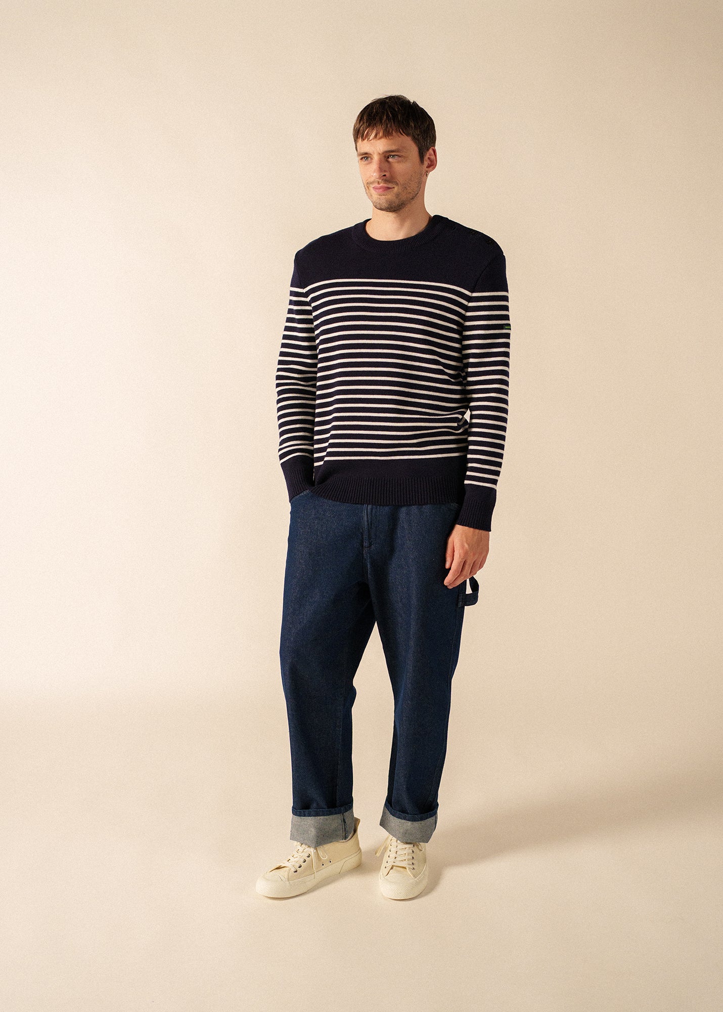 Minquiers Sailor Striped Shirt - Glow-in-the-Dark - Unisex • SAINT