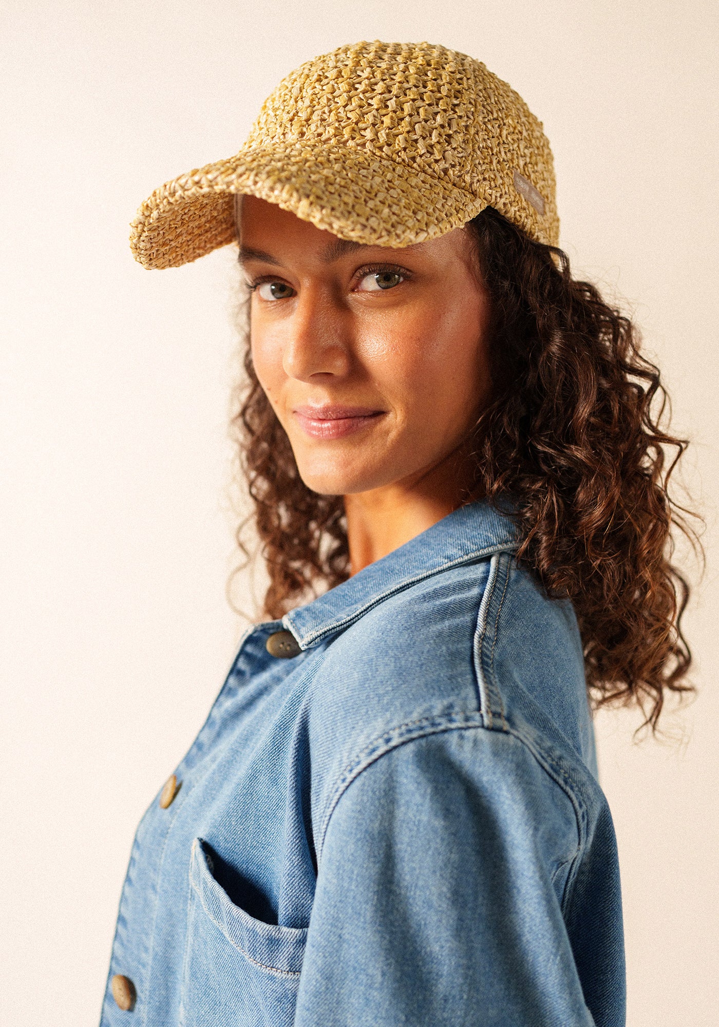 Gorra de rafia (NATUREL)