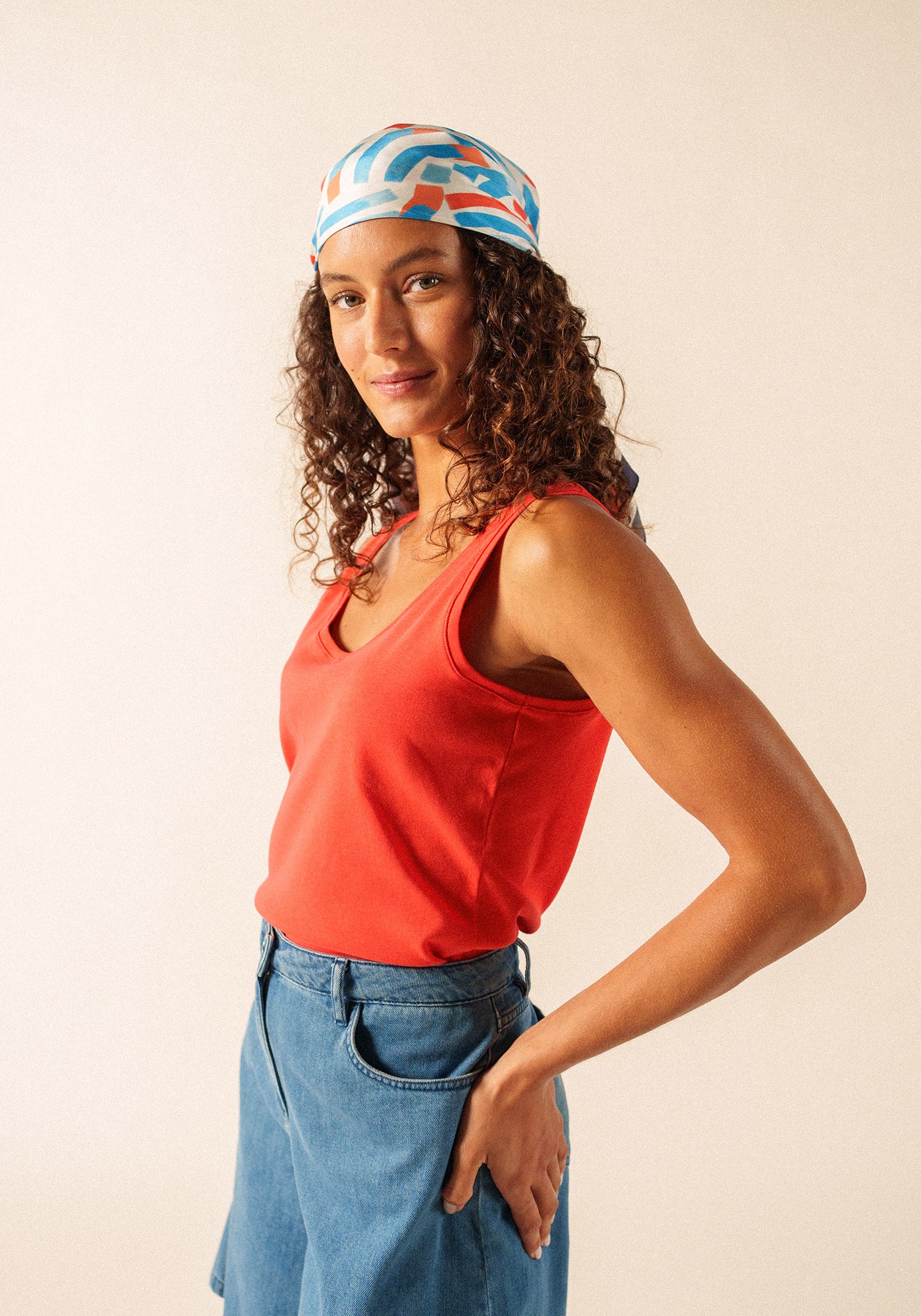 Pañuelo cuadrado de seda Play (PLAY)