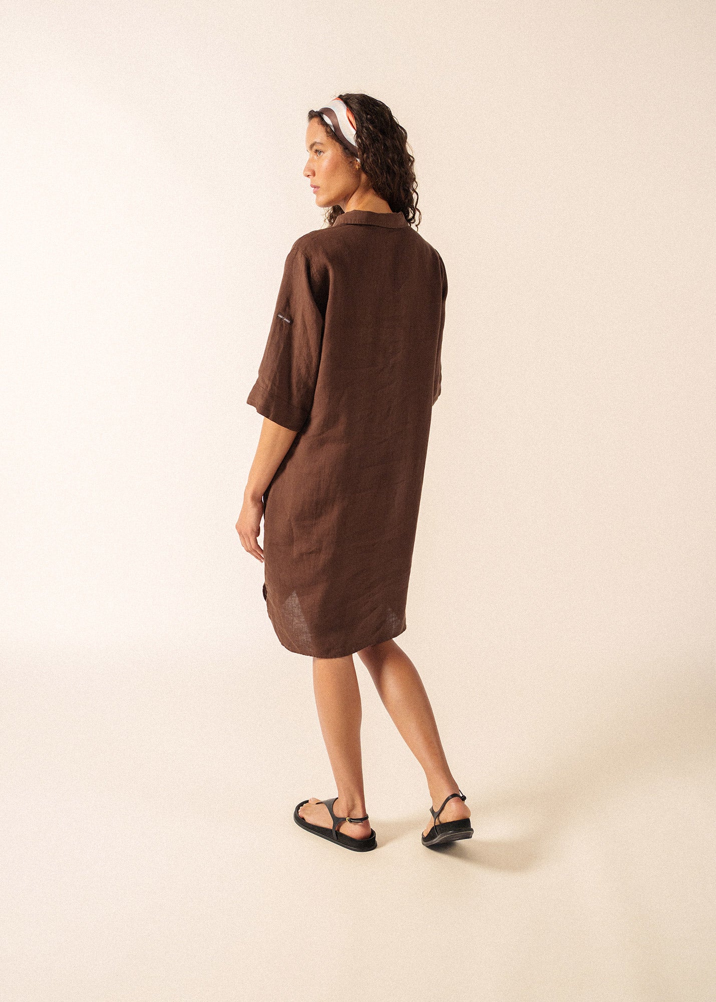 Léonie Dress - linen - Women • SAINT JAMES [EU]
