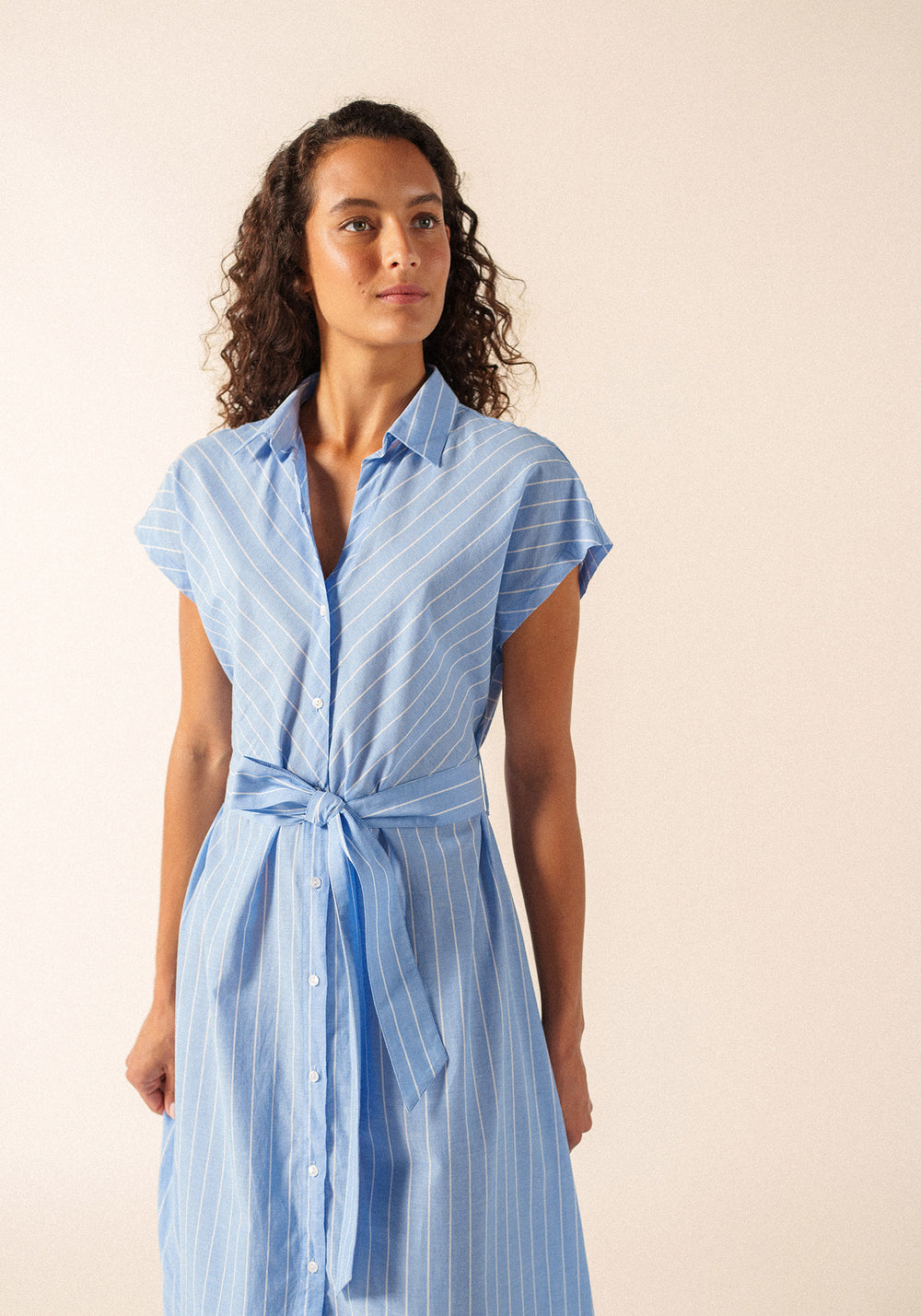 Vestido Maelys (AZUL/BLANCO)