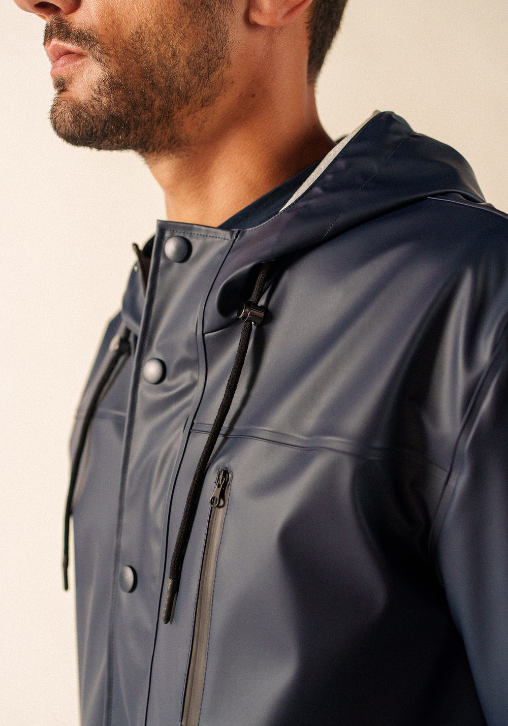 St Hélio Raincoat (NAVY)