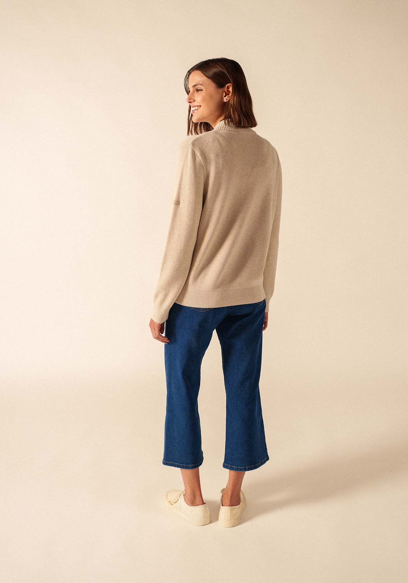 Lagos Cardigan (BEIGE CHINE)