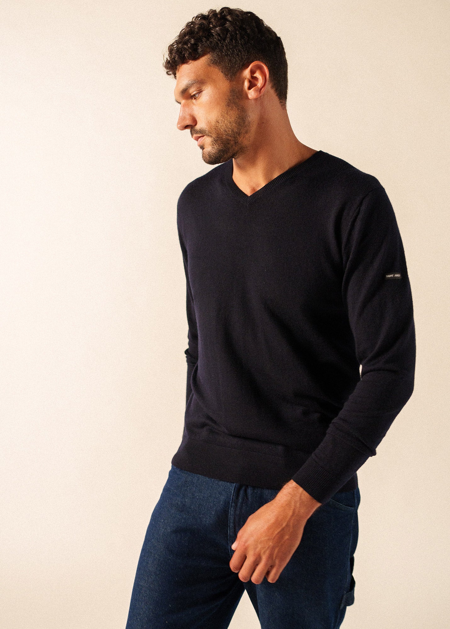 Trieste Jumper - V-neck - Men • SAINT JAMES [EU]