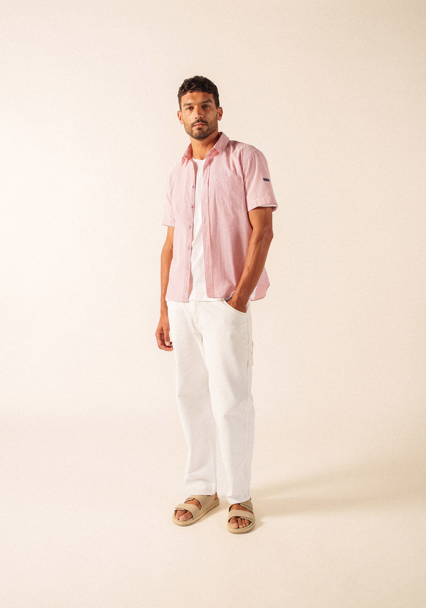 Camisa Jack (PIGMENTO/BLANCO)