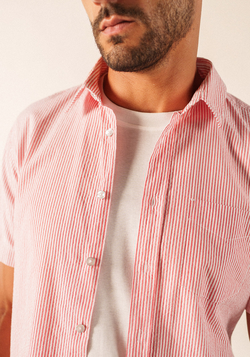 Camisa Jack (PIGMENTO/BLANCO)