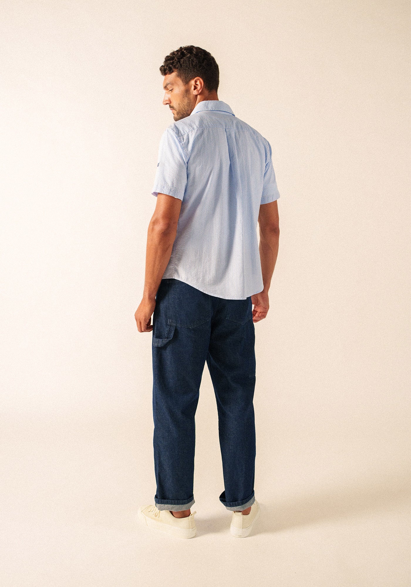 Camisa Jack (AZUL/BLANCO)