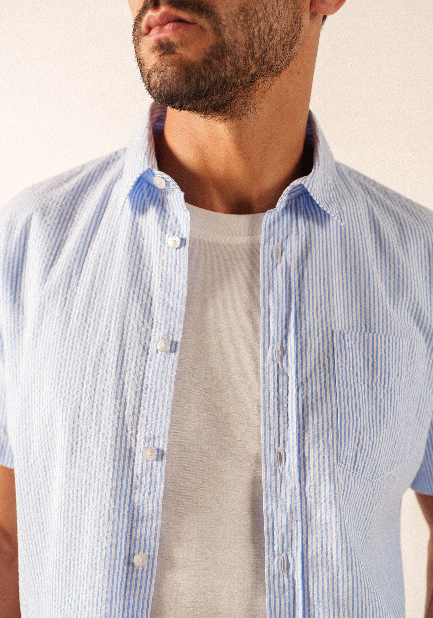 Camisa Jack (AZUL/BLANCO)