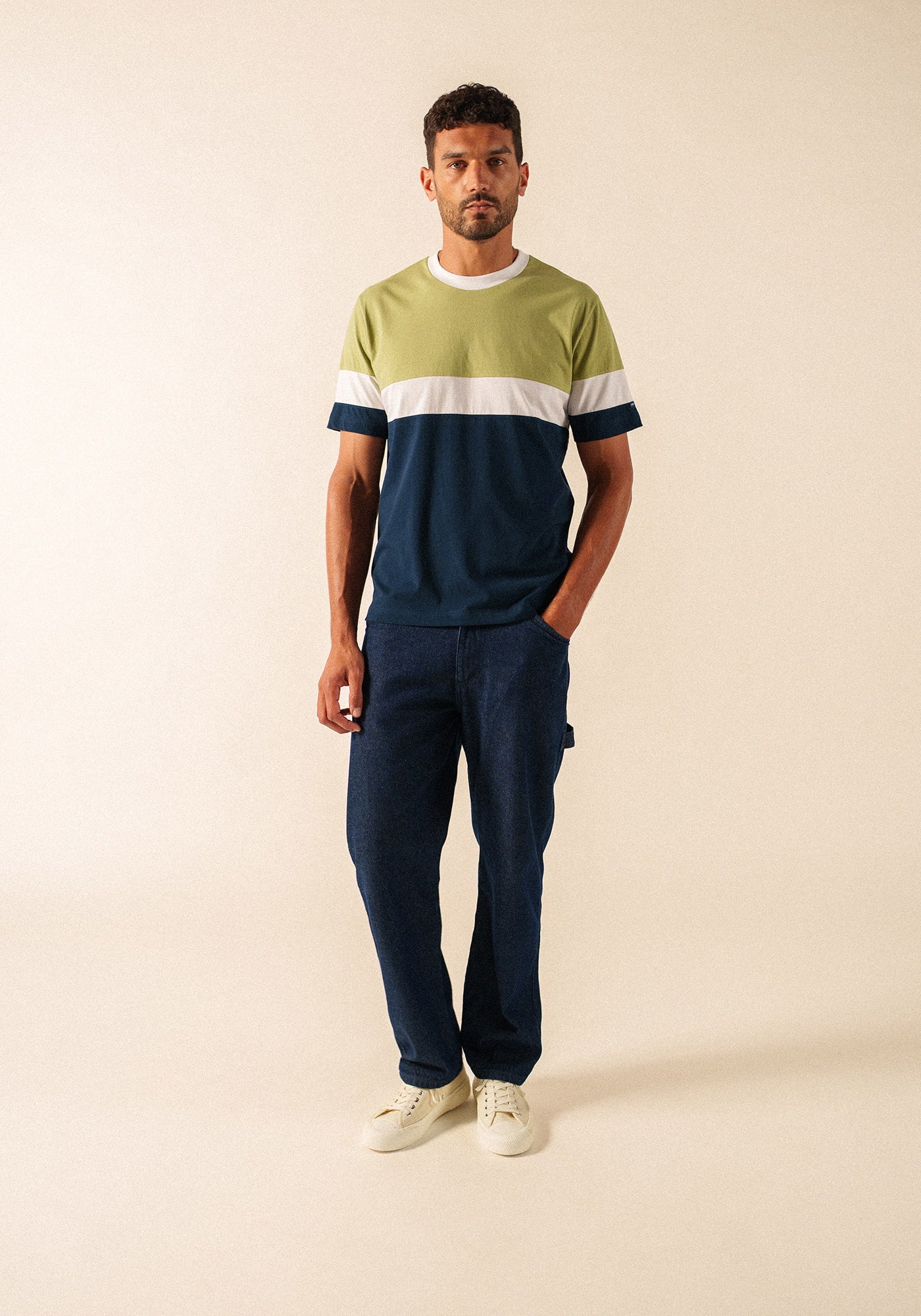 Peyo T-shirt (OIL/MARINE)