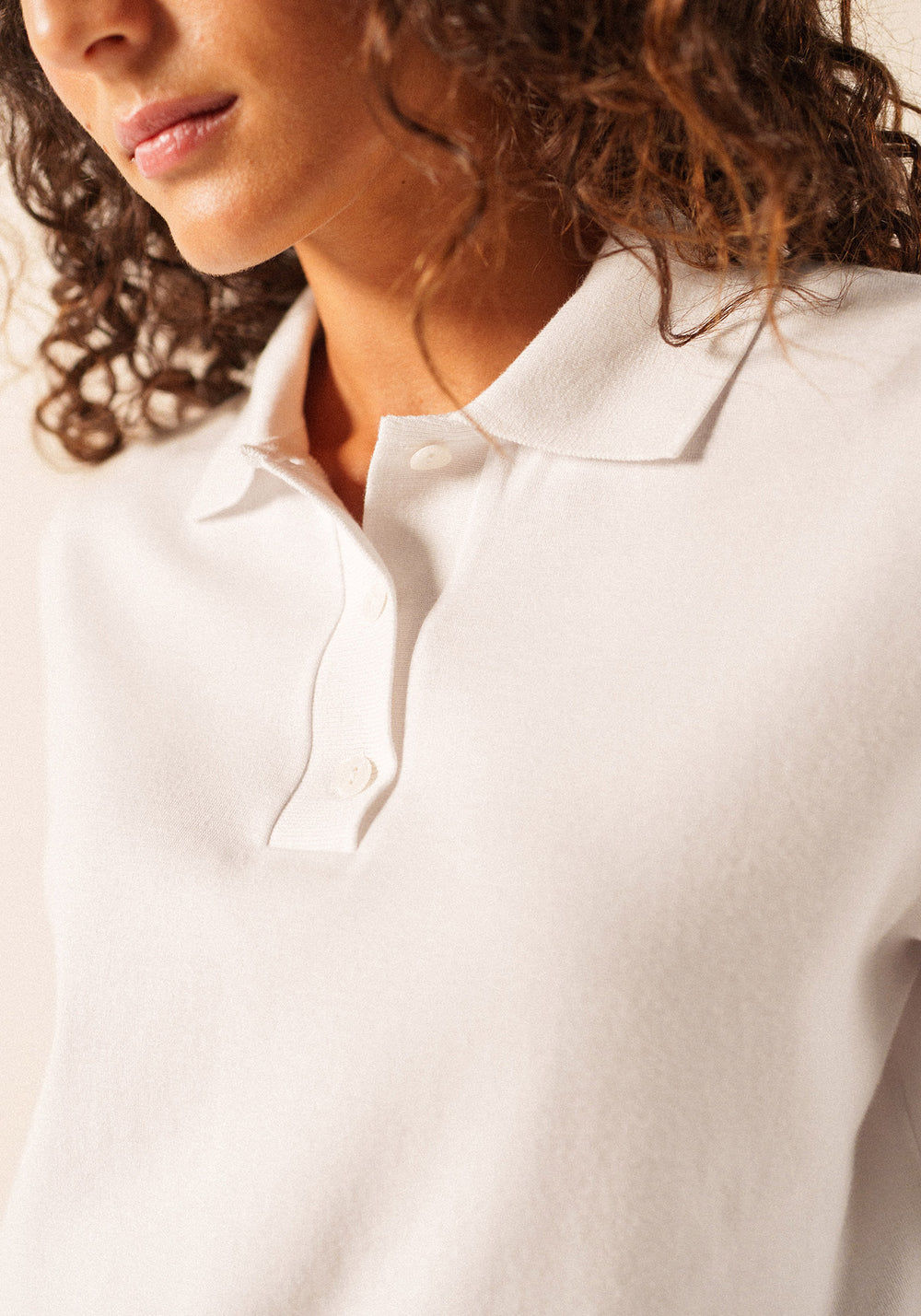 Carola Polo Shirt (BLANC)